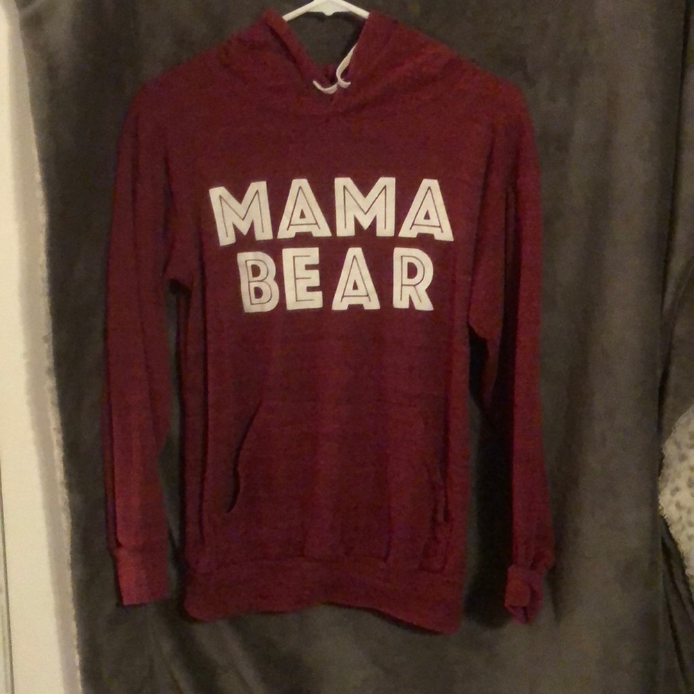 Hooded red shirt